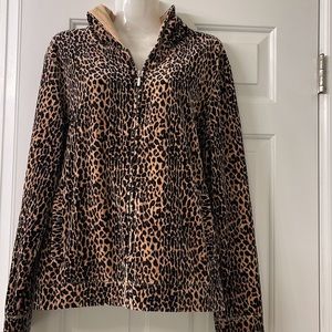 # Jones New York sport hooded sweater.